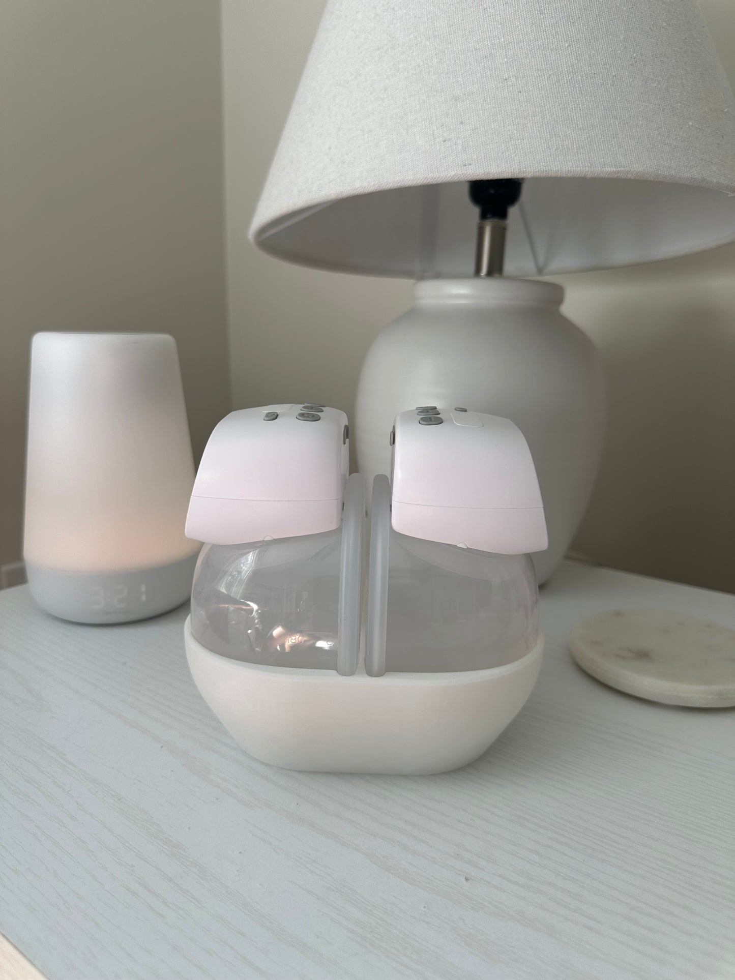 3D Printed Momcozy S9 Breast Pump Holder: Nightstand & Fridge Storage