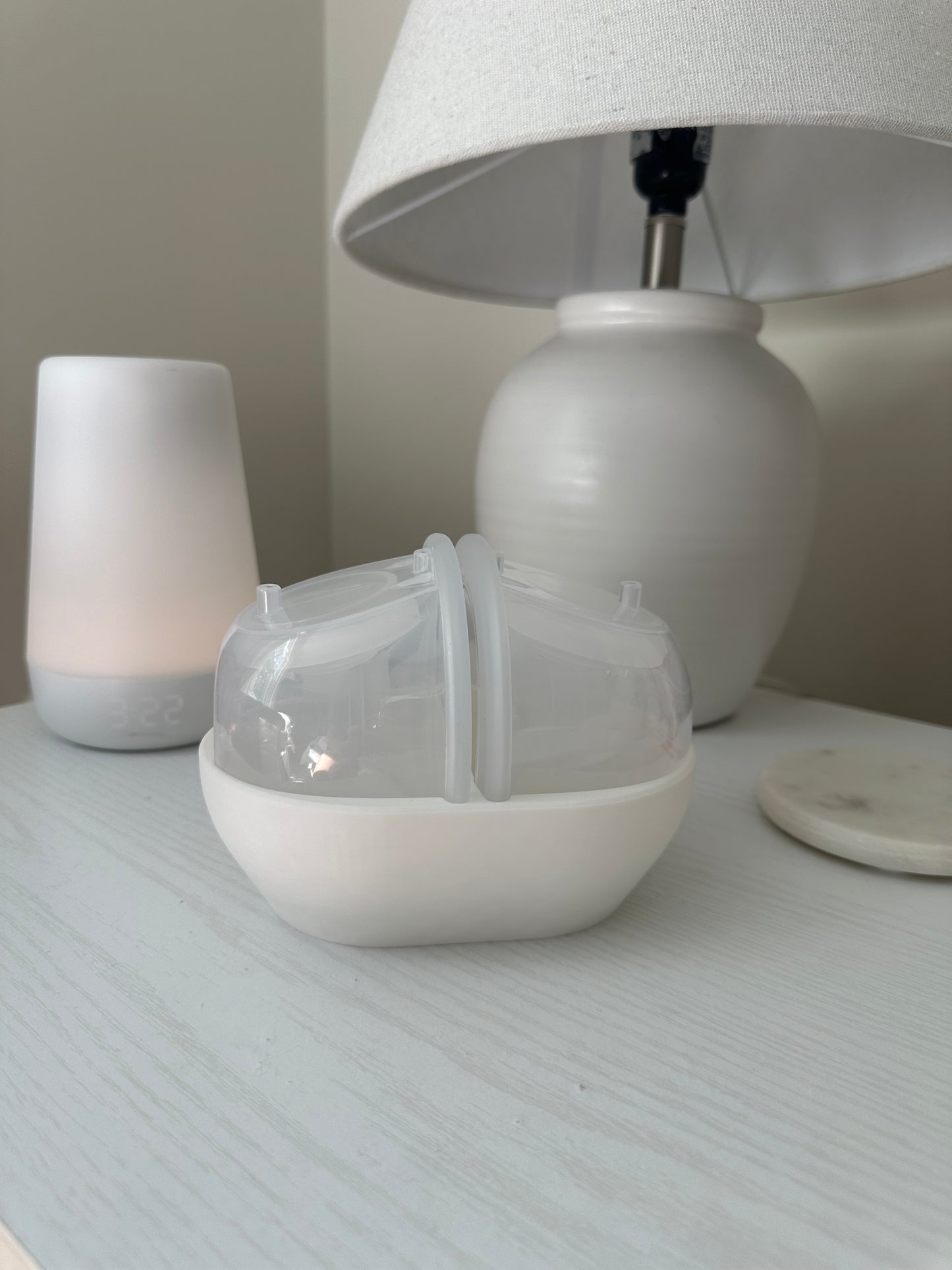 3D Printed Momcozy S9 Breast Pump Holder: Nightstand & Fridge Storage