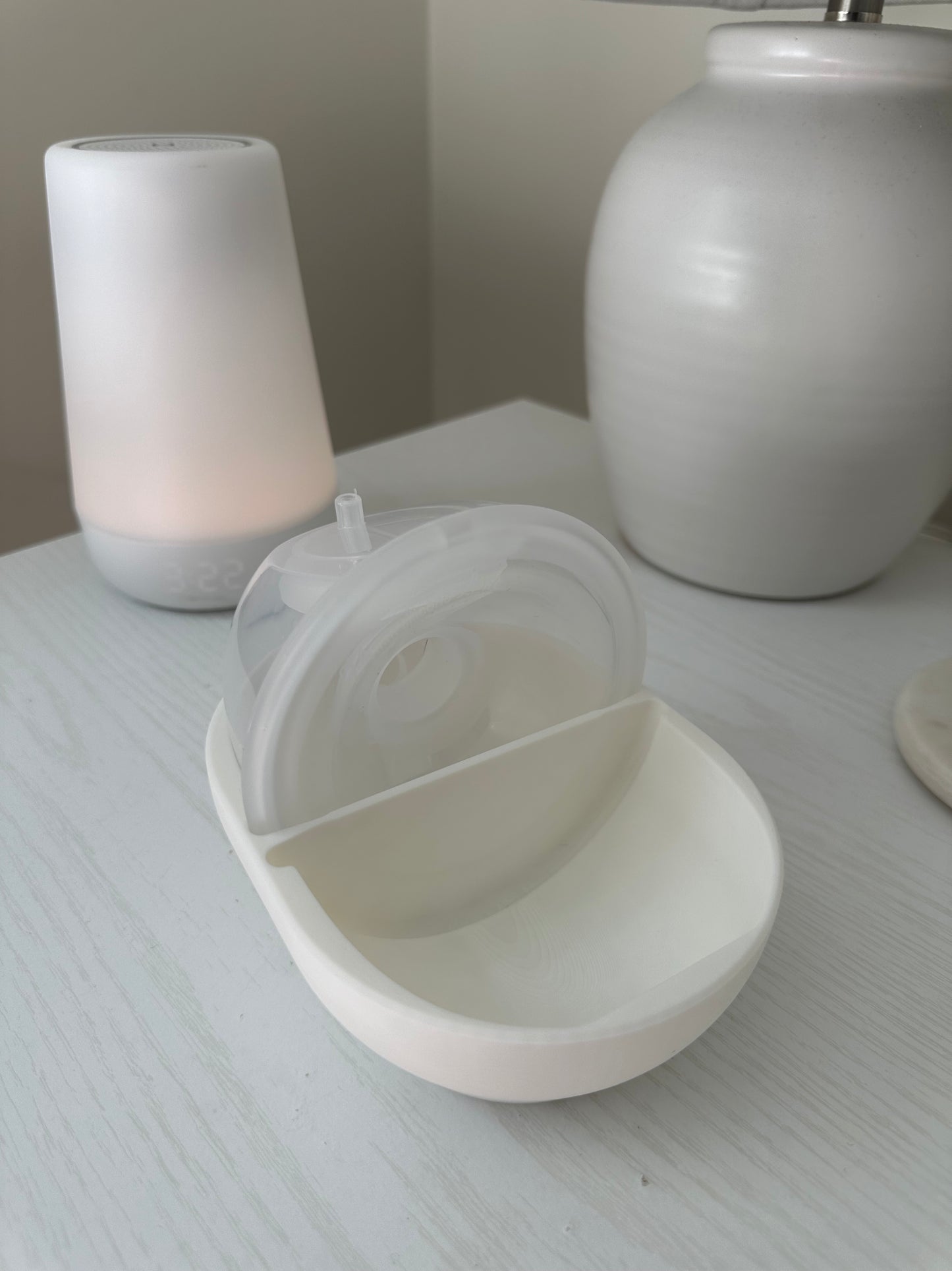 3D Printed Momcozy S9 Breast Pump Holder: Nightstand & Fridge Storage
